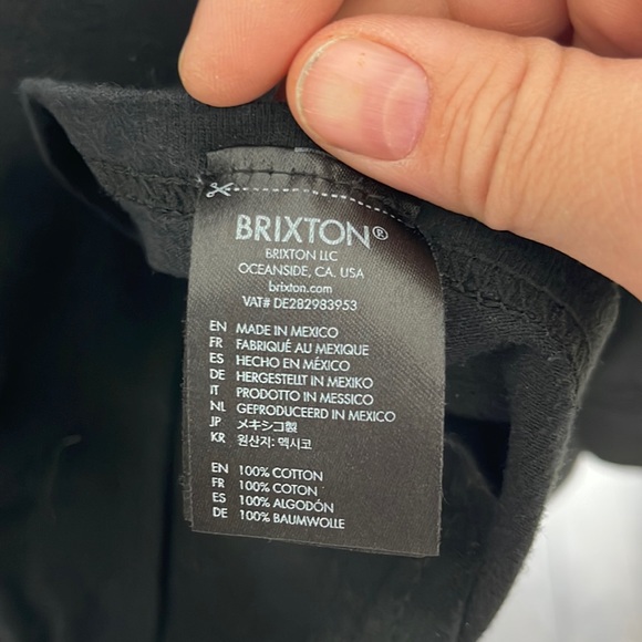 Black Brixton skater tee - Picture 4 of 5
